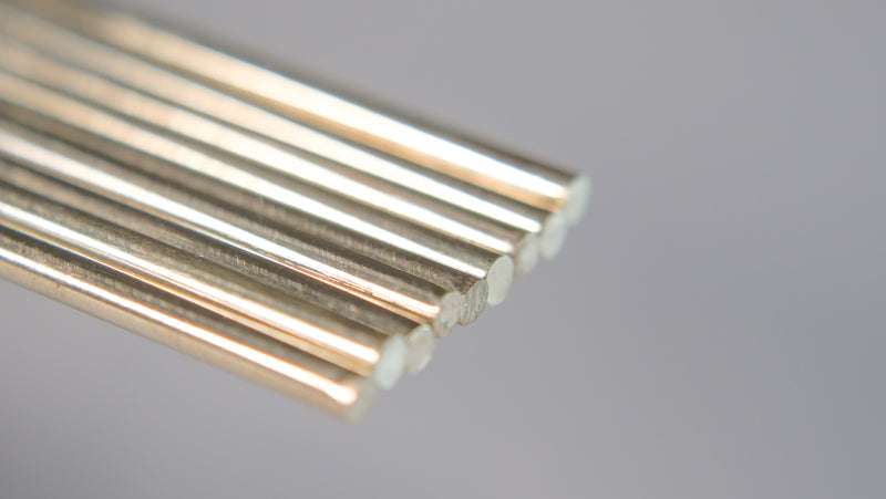 Brazing Alloy: M25T Silver Brazing Rod 1.5mm Dia x 500mm